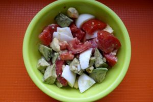 salata pentru copii, retete cu avocado pentru copii, salata cu avocado, biscuim, retete biscium
